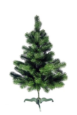 Искусственная новогодняя елка “Карпатская”, литой пластик, цвет зеленый, 60 см, Green